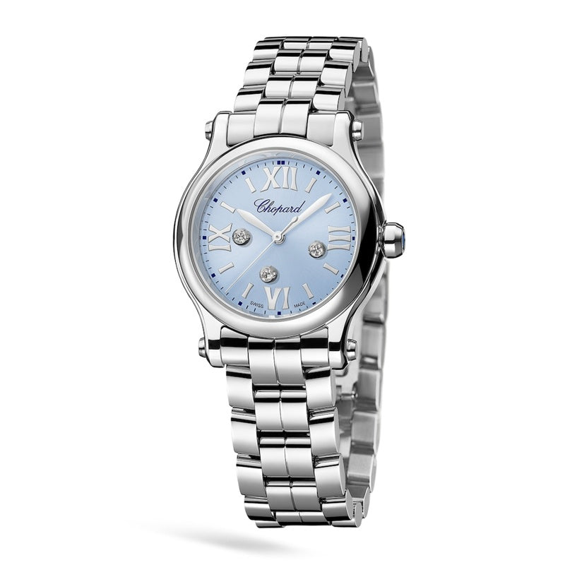 Relógio Happy Sport em Aço Inoxidável e Diamante 30 mm - Mercado de Luxo - O Maior E-Commerce de Bens, Produtos e Serviços de Luxo do Brasil.