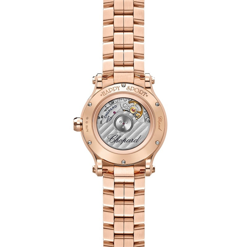 Relógio Happy Sport em Ouro Rosé e Diamante 33 mm - Mercado de Luxo - O Maior E-Commerce de Bens, Produtos e Serviços de Luxo do Brasil.