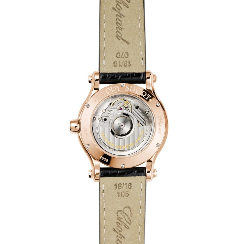 Relógio Happy Sport Automático em Ouro Rosé 36 mm - Mercado de Luxo - O Maior E-Commerce de Bens, Produtos e Serviços de Luxo do Brasil.