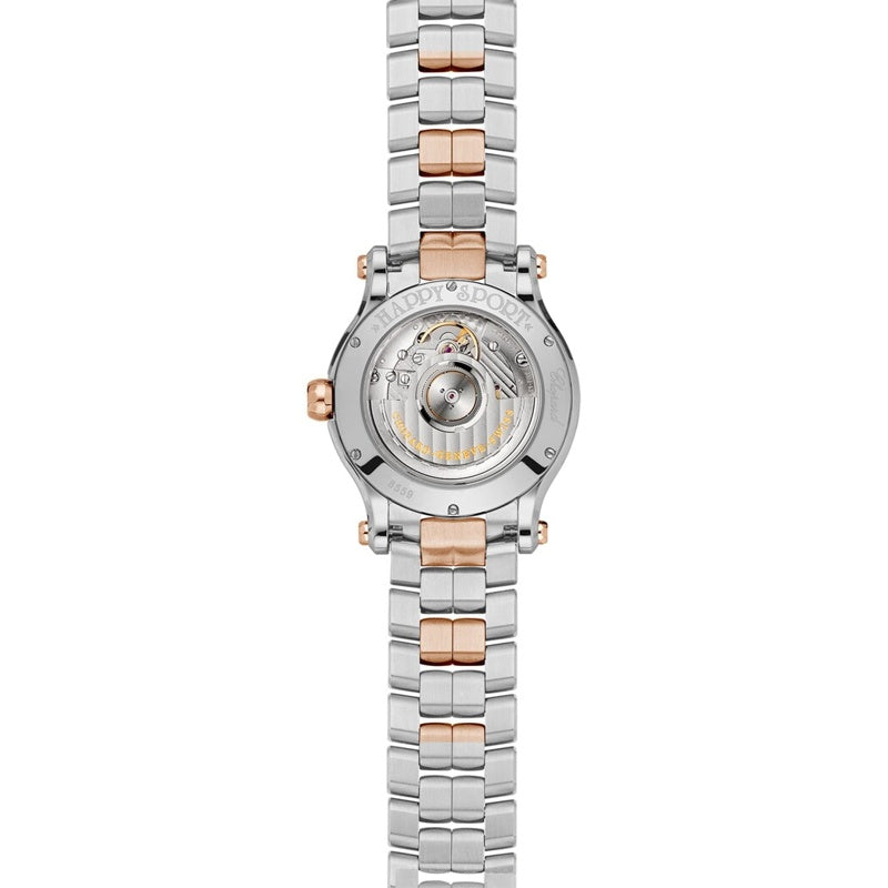 Relógio Happy Sport Automático em Ouro Rosé Aço Inoxidável e Diamante 36 mm - Mercado de Luxo - O Maior E-Commerce de Bens, Produtos e Serviços de Luxo do Brasil.
