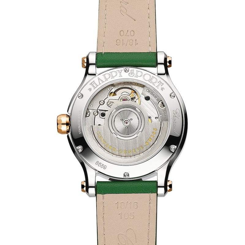 Relógio Happy Sport em Ouro Rosé e Diamantes 36 mm - Mercado de Luxo - O Maior E-Commerce de Bens, Produtos e Serviços de Luxo do Brasil.