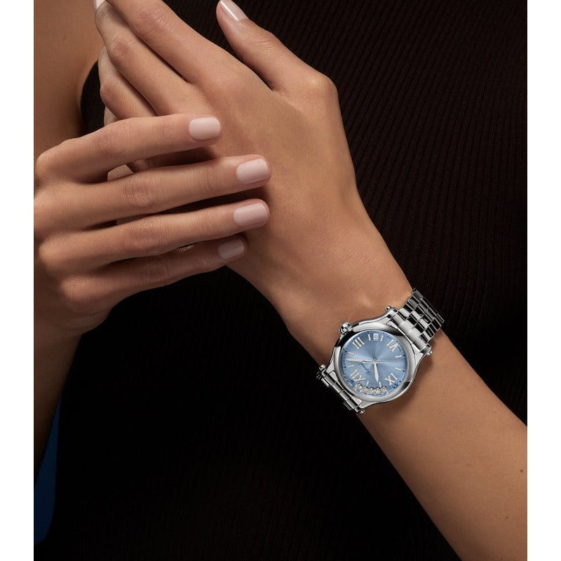 Relógio Happy Sport em Aço Lucent e Diamante 36m - Mercado de Luxo - O Maior E-Commerce de Bens, Produtos e Serviços de Luxo do Brasil.