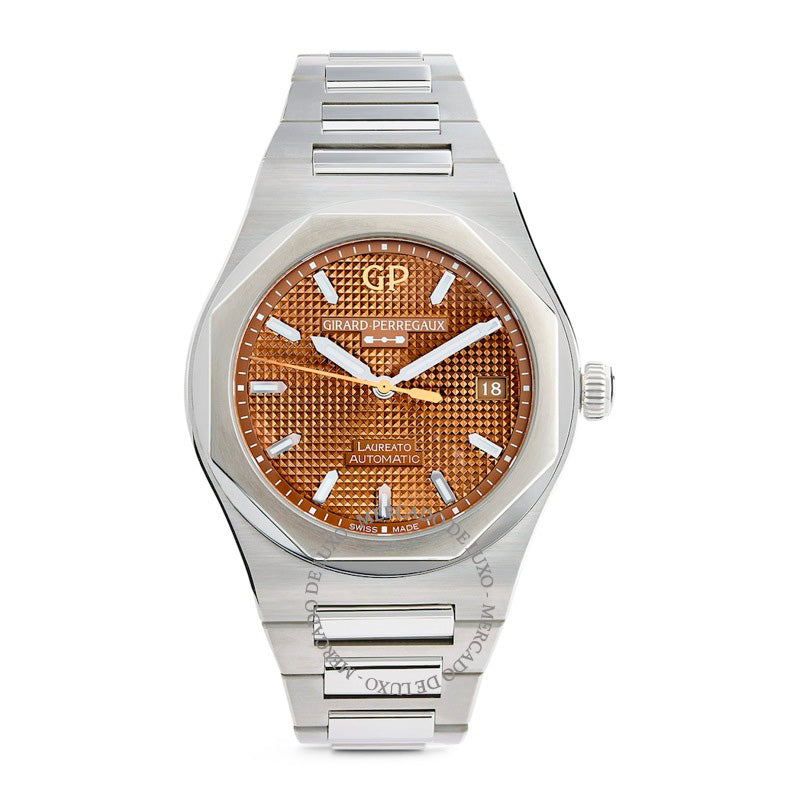 Relógio Laureato em Aço Inoxidável 38 mm - Mercado de Luxo - O Maior E-Commerce de Bens, Produtos e Serviços de Luxo do Brasil.