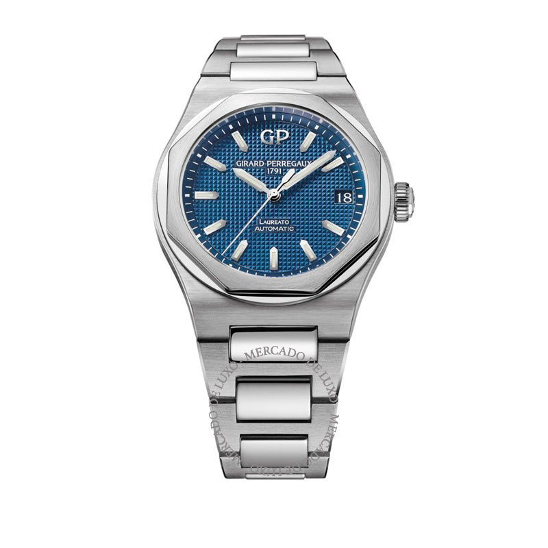 Relógio Laureato em Aço Inoxidável 42 mm - Mercado de Luxo - O Maior E-Commerce de Bens, Produtos e Serviços de Luxo do Brasil.