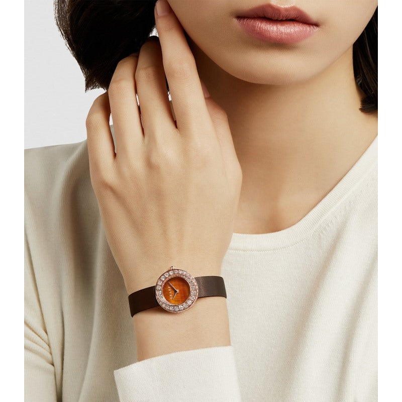 Relógio Spiral em Ouro Rosé e Diamantes 23 mm - Mercado de Luxo - O Maior E-Commerce de Bens, Produtos e Serviços de Luxo do Brasil.