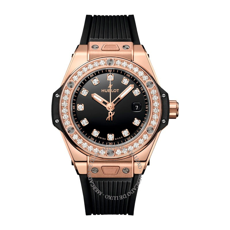 Relógio  Big Bang One Click em King Gold e Diamante 33 mm - Mercado de Luxo - O Maior E-Commerce de Bens, Produtos e Serviços de Luxo do Brasil.