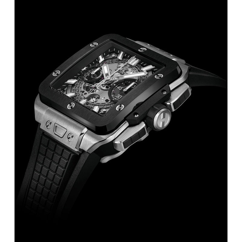 Relógio Square Bang Unico em Titânio e Cerâmica 42 mm - Mercado de Luxo - O Maior E-Commerce de Bens, Produtos e Serviços de Luxo do Brasil.