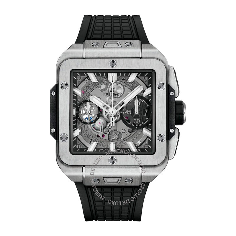 Relógio Square Bang Único em Titânio 42 mm - Mercado de Luxo - O Maior E-Commerce de Bens, Produtos e Serviços de Luxo do Brasil.