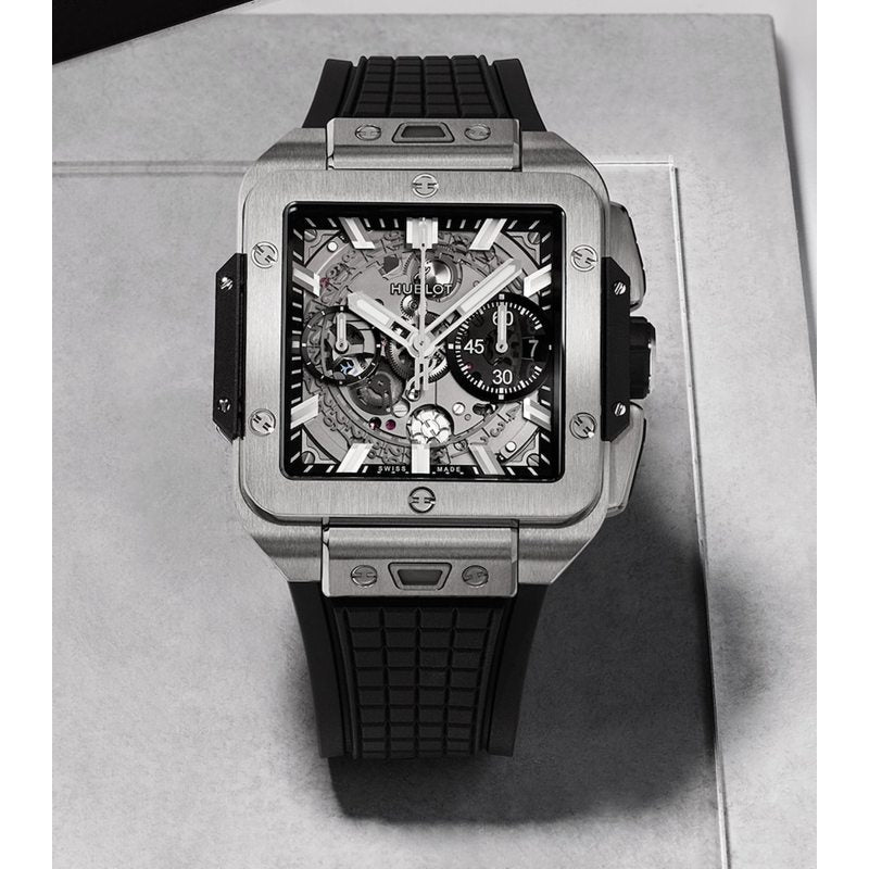 Relógio Square Bang Único em Titânio 42 mm - Mercado de Luxo - O Maior E-Commerce de Bens, Produtos e Serviços de Luxo do Brasil.