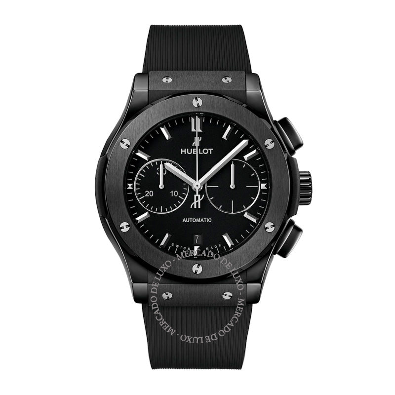 Relógio Classic Fusion Black Magic Chronograph em Cerâmica 45 mm - Mercado de Luxo - O Maior E-Commerce de Bens, Produtos e Serviços de Luxo do Brasil.