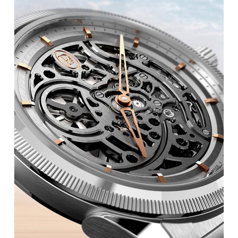 Relógio Tonda PF Skeleton em Aço Inoxidável e Platina 40 mm - Mercado de Luxo - O Maior E-Commerce de Bens, Produtos e Serviços de Luxo do Brasil.