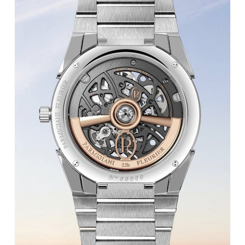 Relógio Tonda PF Skeleton em Aço Inoxidável e Platina 40 mm - Mercado de Luxo - O Maior E-Commerce de Bens, Produtos e Serviços de Luxo do Brasil.