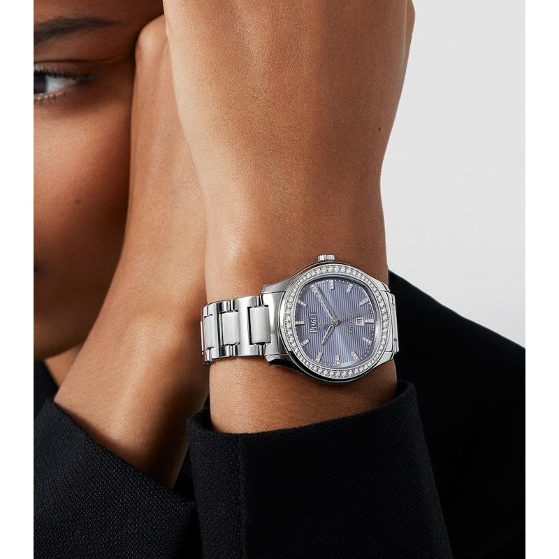 Relógio Polo Date em Aço Inoxidável e Diamante 36 mm - Mercado de Luxo - O Maior E-Commerce de Bens, Produtos e Serviços de Luxo do Brasil.