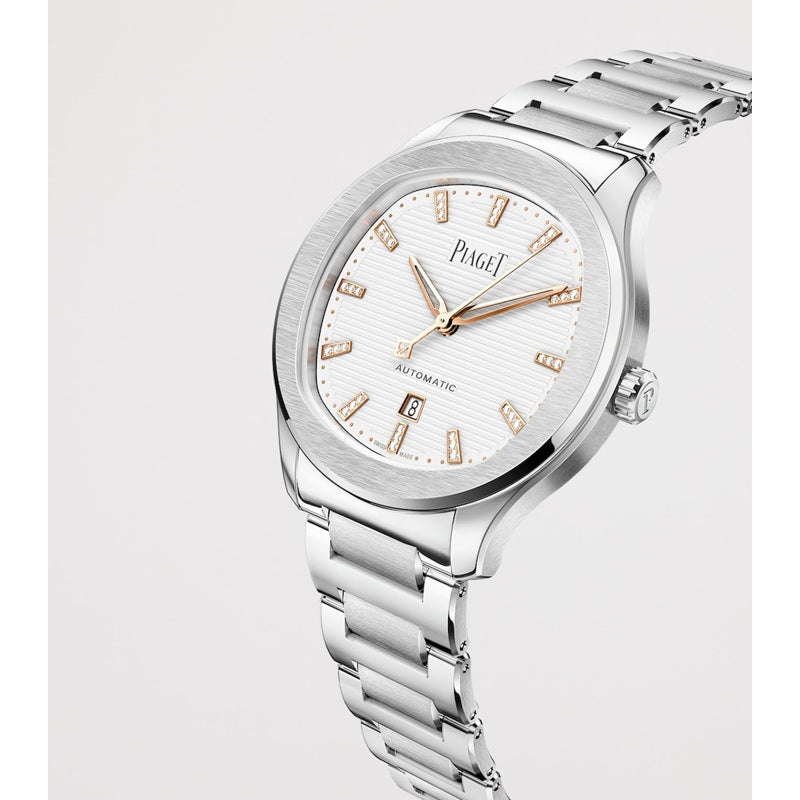 Relógio Polo Date em Aço Inoxidável e Diamante 36 mm - Mercado de Luxo - O Maior E-Commerce de Bens, Produtos e Serviços de Luxo do Brasil.