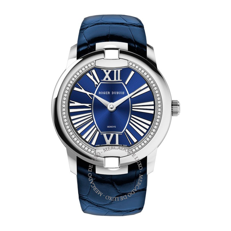 Relógio Velvet em Ouro Branco 36 mm - Mercado de Luxo - O Maior E-Commerce de Bens, Produtos e Serviços de Luxo do Brasil.