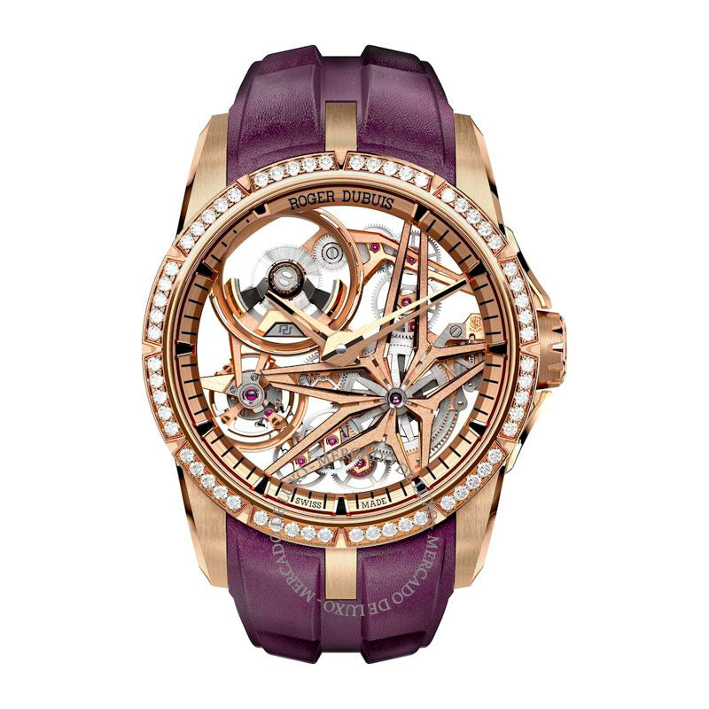 Relógio Excalibur Monobalancier em Gold e Diamond 42 mm - Mercado de Luxo - O Maior E-Commerce de Bens, Produtos e Serviços de Luxo do Brasil.