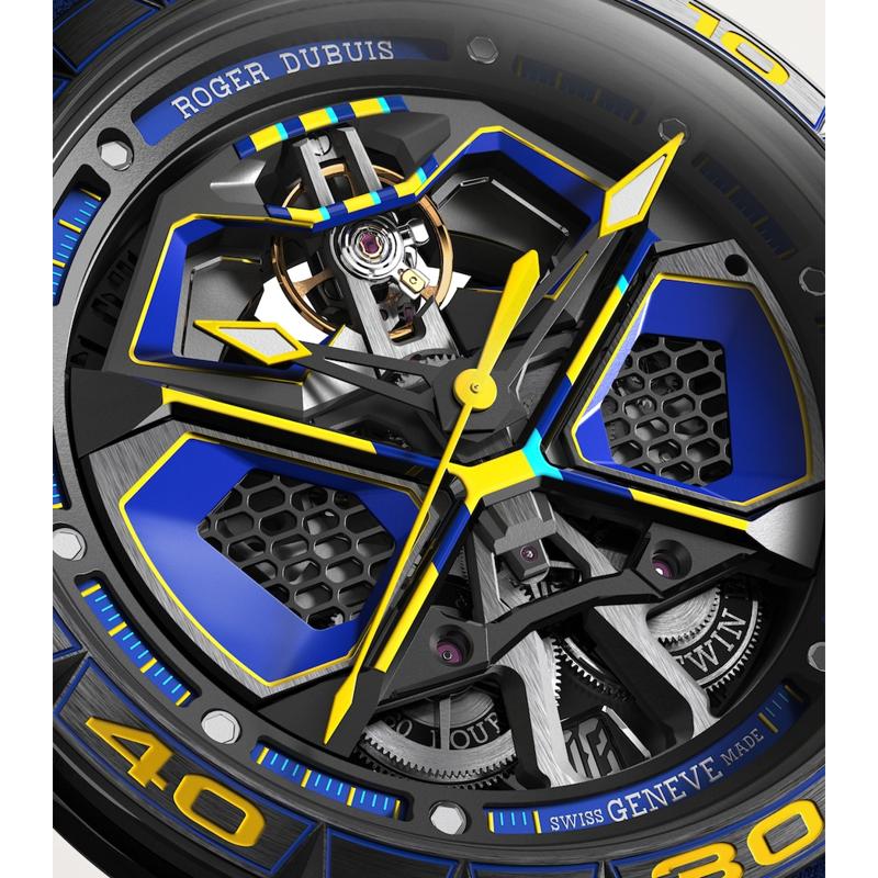 Relógio Collab x Lamborghini Titanium Excalibur Spider Monobalancer Huracán 45 mm - Mercado de Luxo - O Maior E-Commerce de Bens, Produtos e Serviços de Luxo do Brasil.