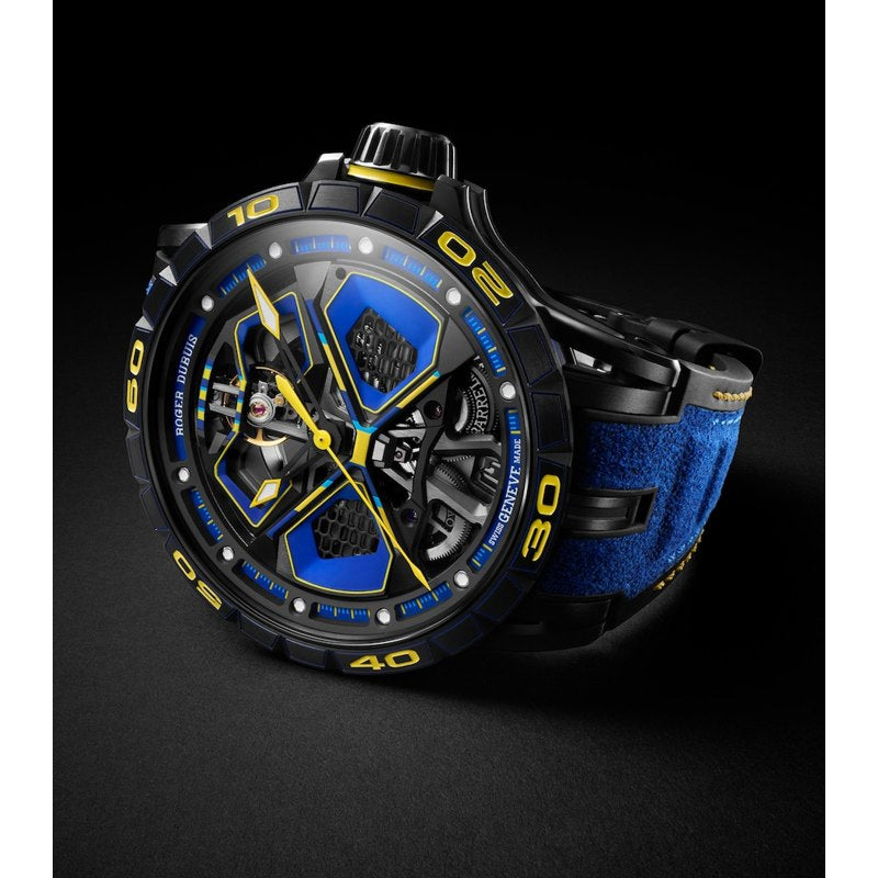 Relógio Collab x Lamborghini Titanium Excalibur Spider Monobalancer Huracán 45 mm - Mercado de Luxo - O Maior E-Commerce de Bens, Produtos e Serviços de Luxo do Brasil.