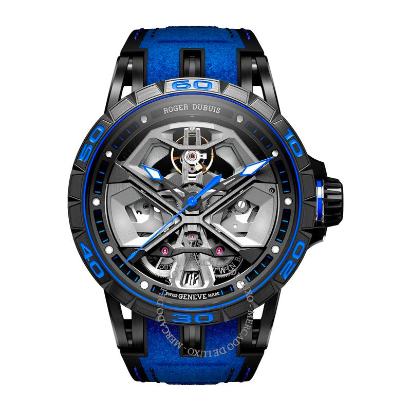 Relógio Collab x Lamborghini Titanium Excalibur Spider Monobalancer Huracán 45 mm - Mercado de Luxo - O Maior E-Commerce de Bens, Produtos e Serviços de Luxo do Brasil.
