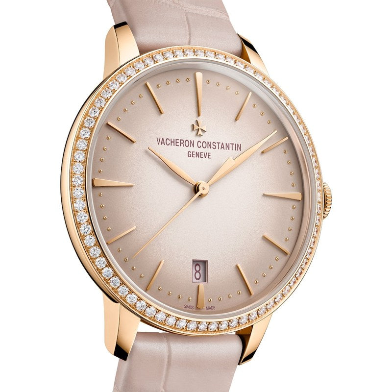 Relógio Patrimony Self-Winding em Ouro Rosé e Diamantes 365 mm - Mercado de Luxo - O Maior E-Commerce de Bens, Produtos e Serviços de Luxo do Brasil.