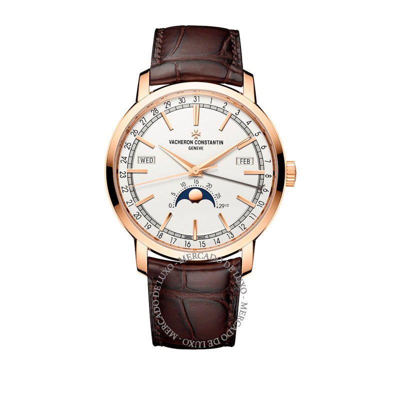 Relógio Traditionnelle Complete Calendar em Ouro Rosé 41 mm - Mercado de Luxo - O Maior E-Commerce de Bens, Produtos e Serviços de Luxo do Brasil.