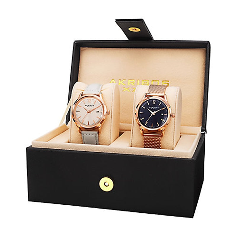 Relógio Conjunto com 2 unidades - Mercado de Luxo - O Maior E-Commerce de Bens, Produtos e Serviços de Luxo do Brasil.