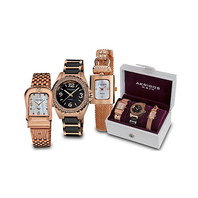 Relógio Conjunto com 3 unidades - Mercado de Luxo - O Maior E-Commerce de Bens, Produtos e Serviços de Luxo do Brasil.