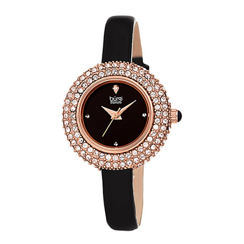 Relógio com Mostrador de Crystals incrustado com Swarovski - Mercado de Luxo - O Maior E-Commerce de Bens, Produtos e Serviços de Luxo do Brasil.