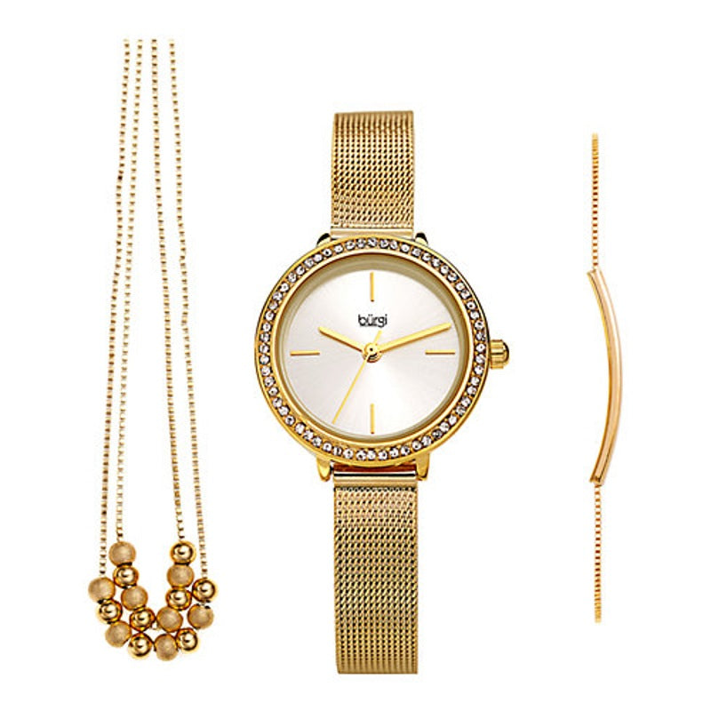 Relógio Conjunto 1 Relógio em aço inoxidável, pulseira e colar - Mercado de Luxo - O Maior E-Commerce de Bens, Produtos e Serviços de Luxo do Brasil.