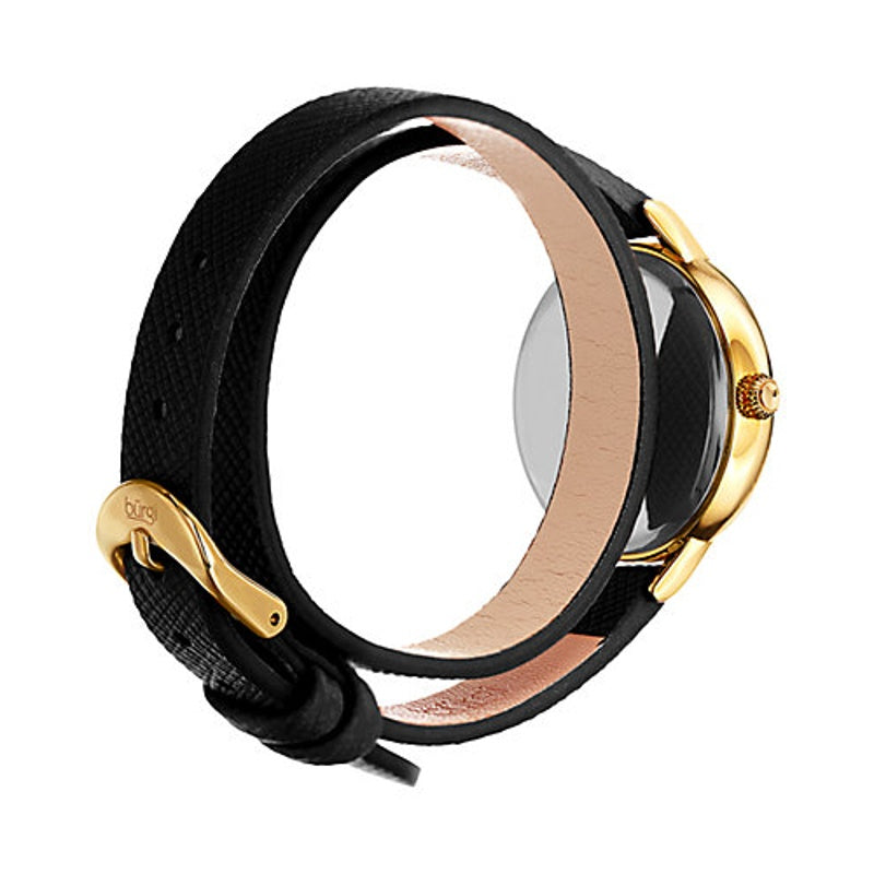 Relógio Pulseira dupla de couro legítimo com padrão Safiano e Crystal - Mercado de Luxo - O Maior E-Commerce de Bens, Produtos e Serviços de Luxo do Brasil.