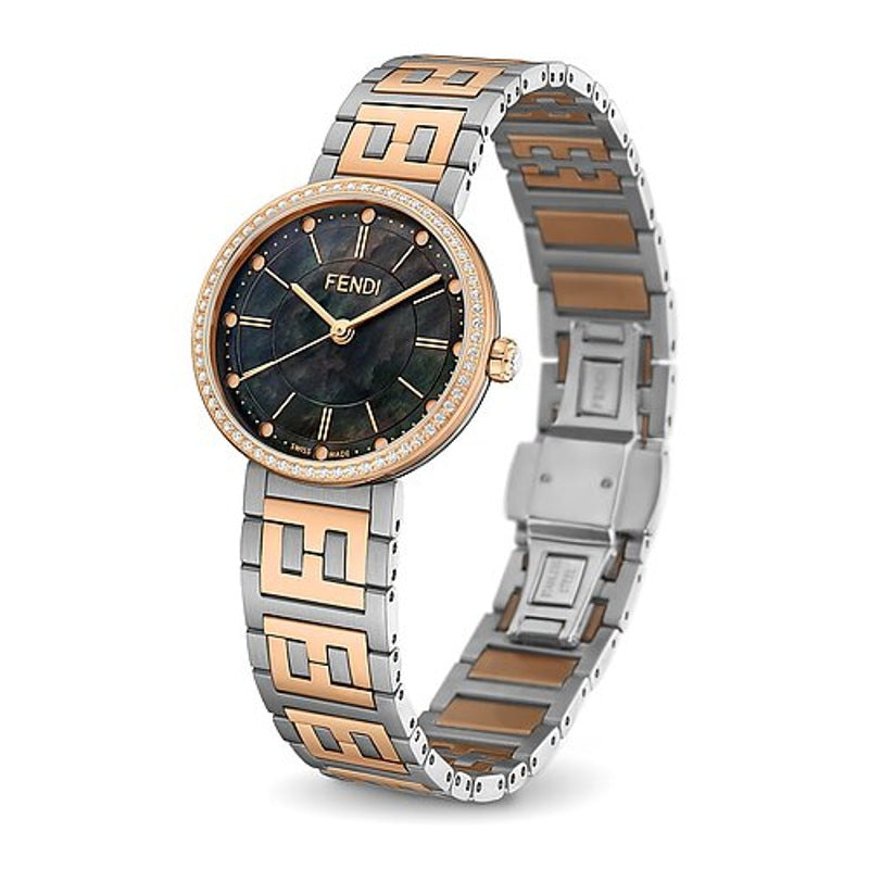 Relógio Forever com Crystal - Mercado de Luxo - O Maior E-Commerce de Bens, Produtos e Serviços de Luxo do Brasil.