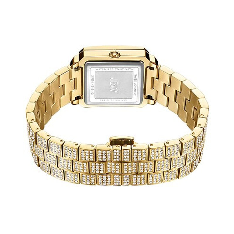 Relógio com Crystal quadrado 18K - Mercado de Luxo - O Maior E-Commerce de Bens, Produtos e Serviços de Luxo do Brasil.