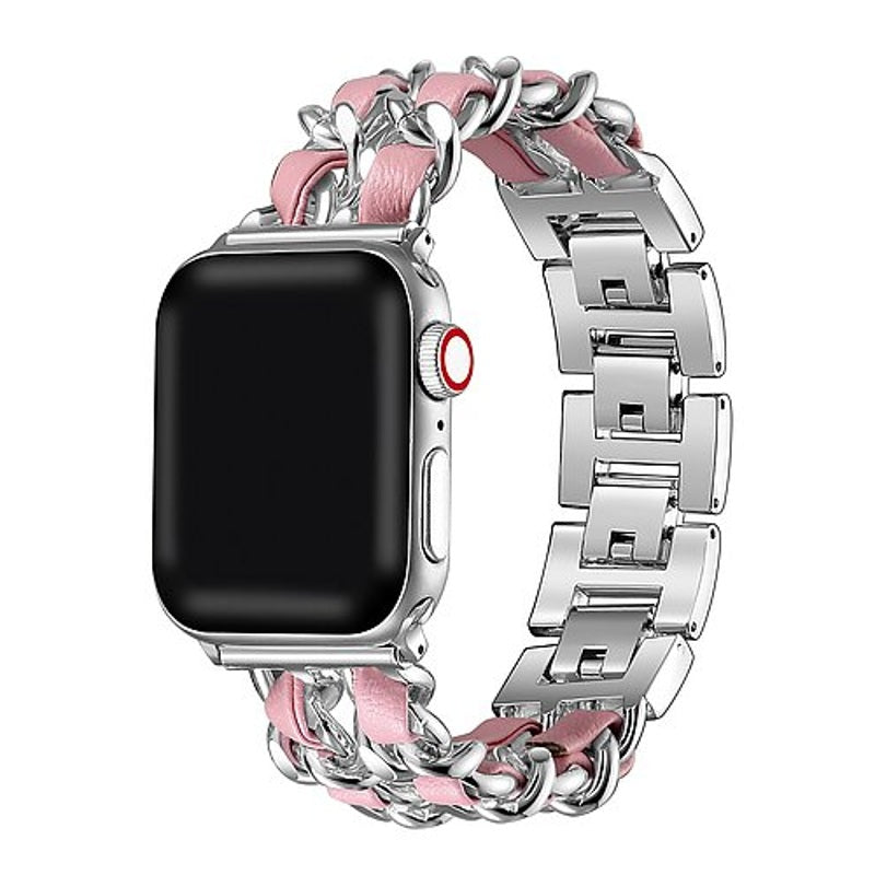 Pulseira de aço inoxidável e detalhes de corda para Apple Watch - Mercado de Luxo - O Maior E-Commerce de Bens, Produtos e Serviços de Luxo do Brasil.