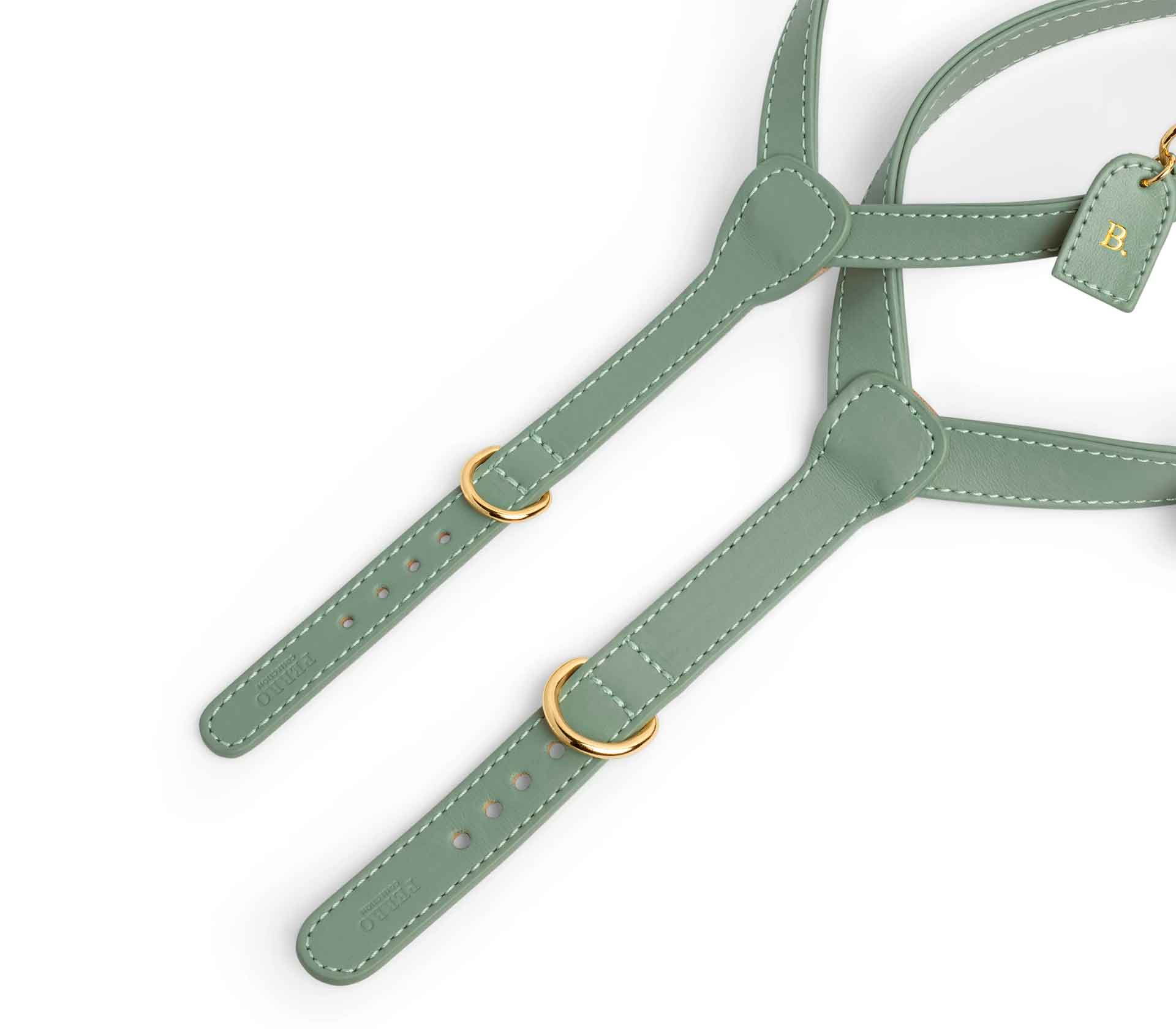 Coleira de Peito harness Verde Claro