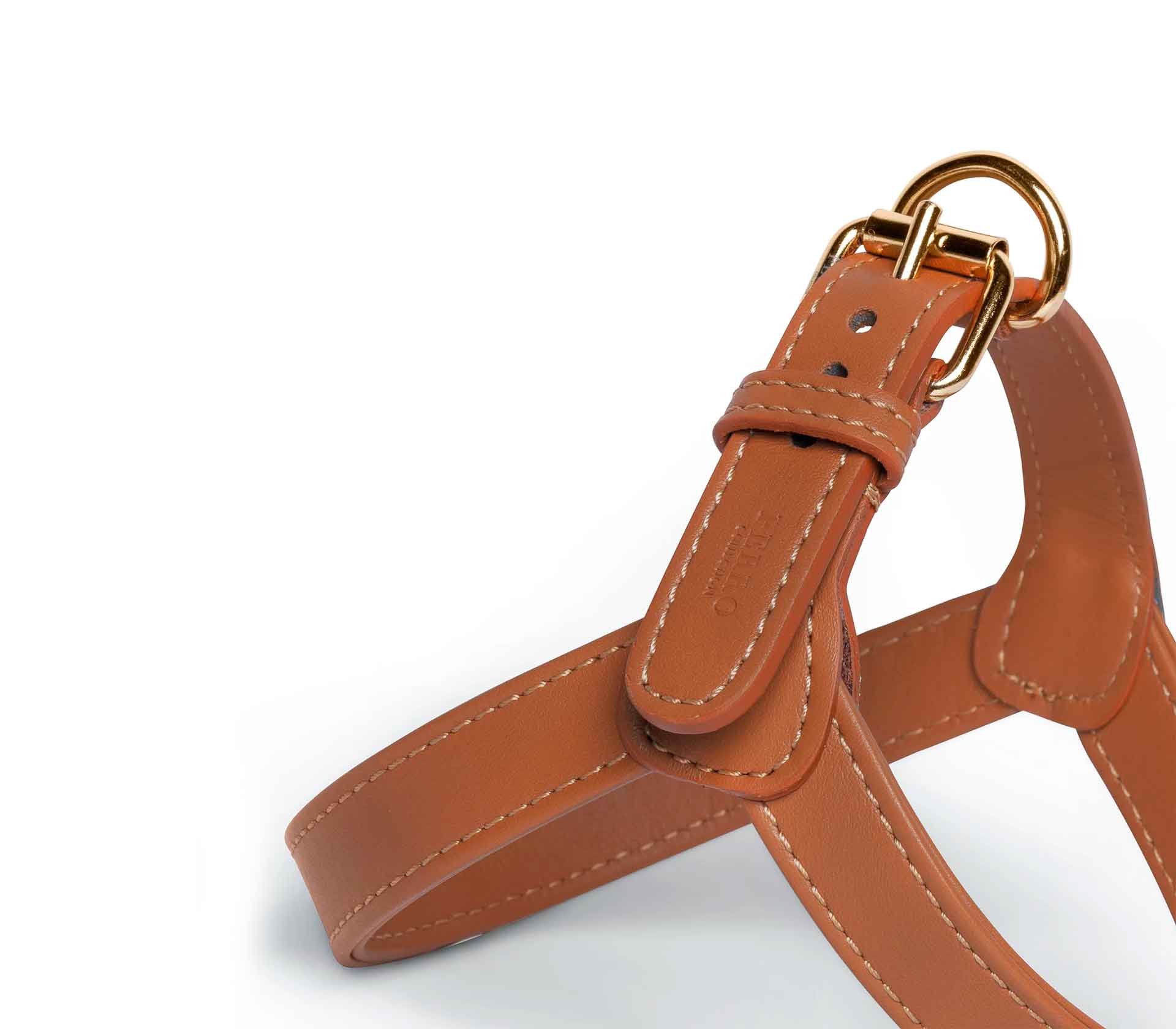 Coleira de Peito harness Caramelo