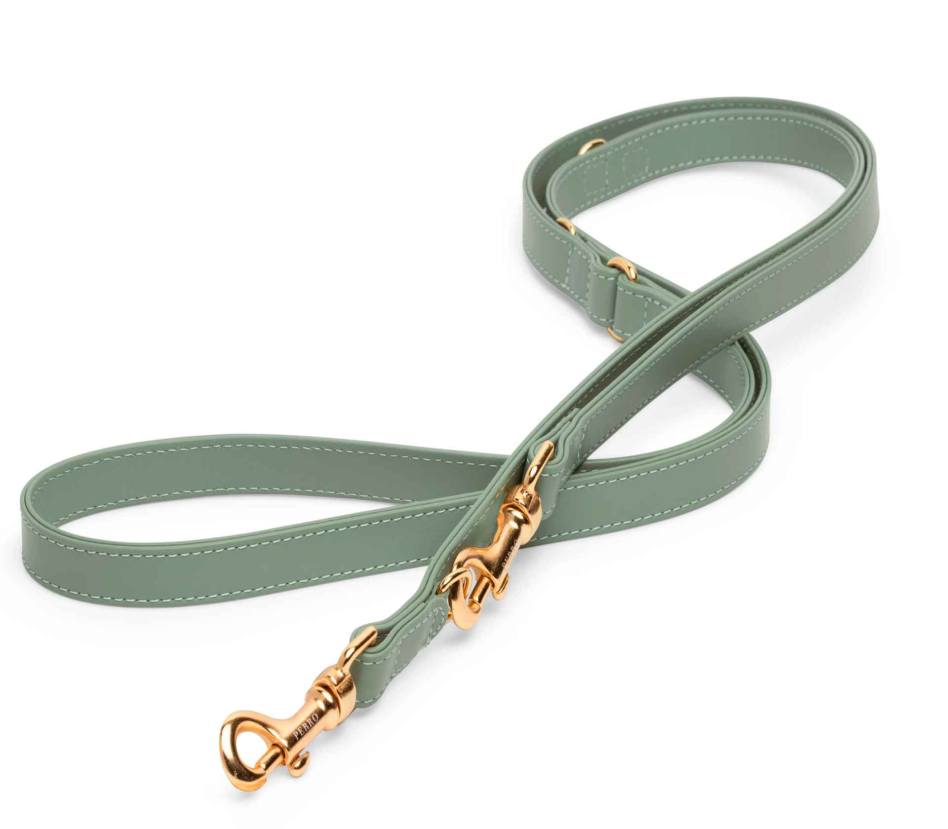 Guia de Coleira para Pet Dupla Harness Verde Claro